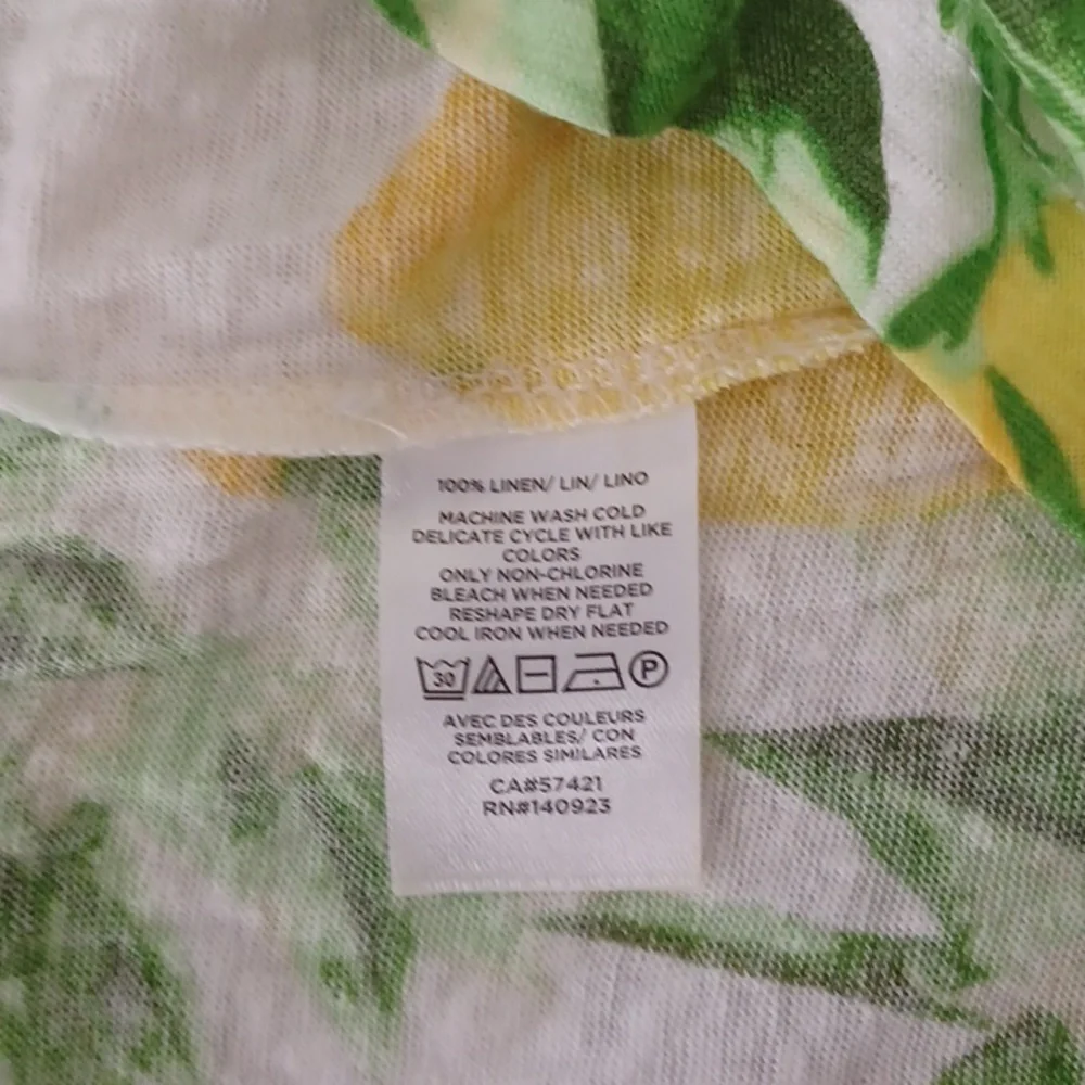Linen lemon 🍋 tee - Picture 5 of 5